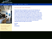 Tablet Screenshot of hosumbistro.com